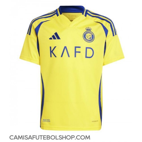 Camisa de time de futebol Al-Nassr Replicas 1º Equipamento 2024-25 Manga Curta